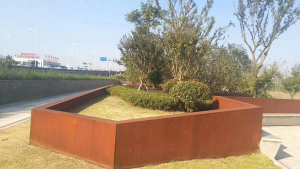 太湖耐候钢挡土墙
